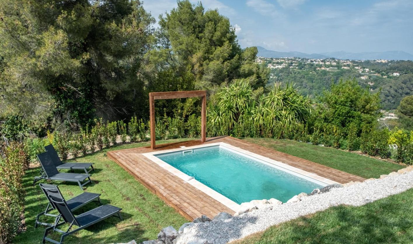 Saint Paul De Vence A La Vue Imprenable Villa Exterior photo